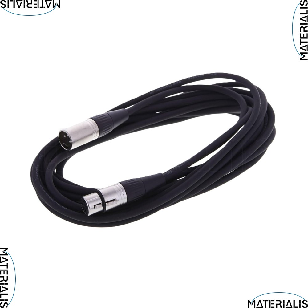 Câble XLR mâle/femelle pour relier micro à sonorisation. Longueurs 10 ou 20 m. Coloris noir. Idéal pour configurations de conférence ou pupitre.