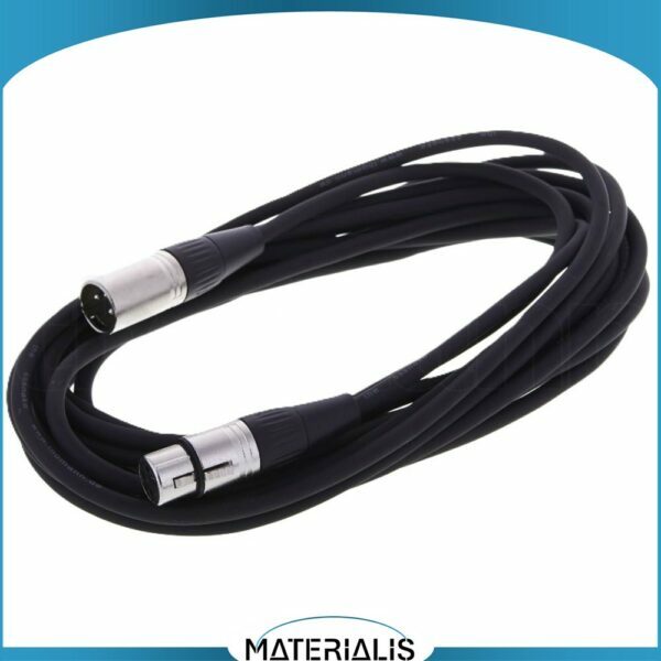 Câble XLR mâle/femelle pour relier micro à sonorisation. Longueurs 10 ou 20 m. Coloris noir. Idéal pour configurations de conférence ou pupitre.