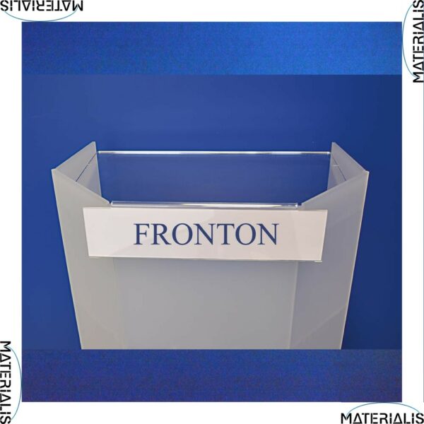 fronton pupitre personnalisé conférence