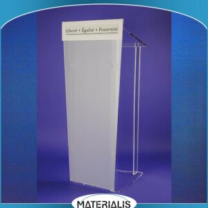 Pupitre de discours en plexiglas – Fabrication française