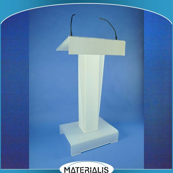 Pupitre de conférence Président – Plexiglas dépoli satiné