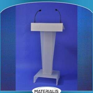 Pupitre de conférence Président – Plexiglas dépoli satiné