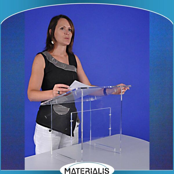 Pupitre de table plexiglas réglable – Compact et léger