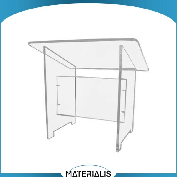 Pupitre de table plexiglas réglable – Compact et léger