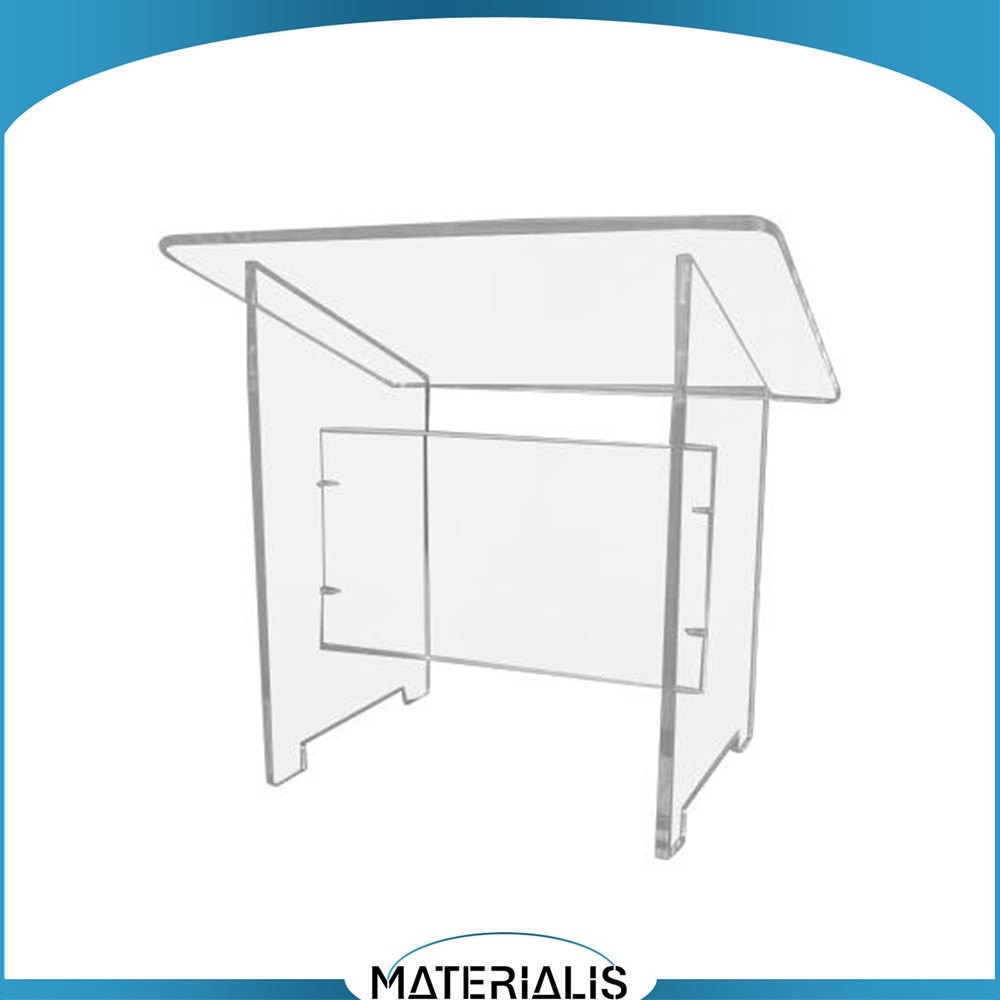 Pupitre de table plexiglas réglable – Compact et léger
