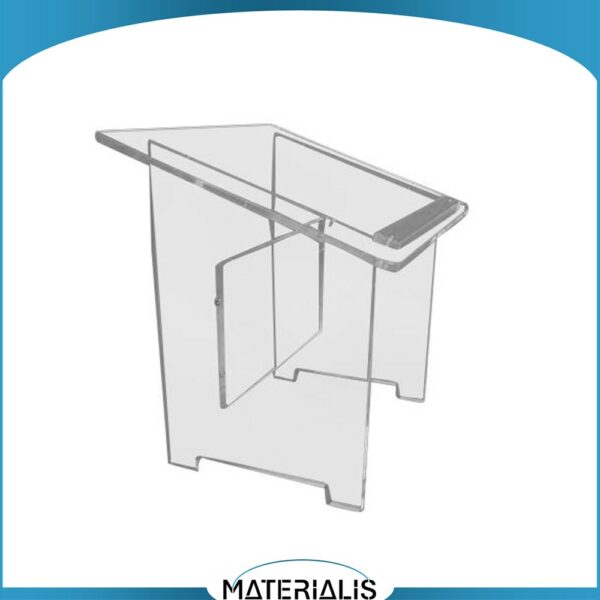 Pupitre de table plexiglas réglable – Compact et léger