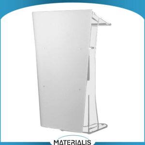 Pupitre Plexiglas Opale Satiné – Élégance, Discrétion et Personnalisation