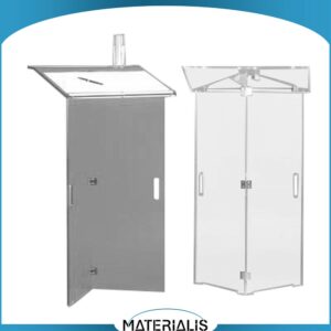 Pupitre Pliable en Plexiglas – Léger, Compact et Facile à Transporter