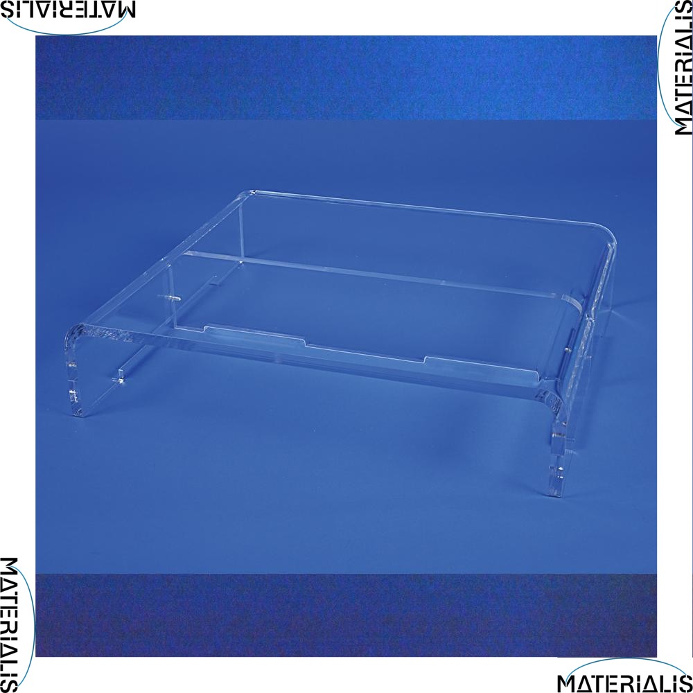 Réhausse plexiglas 60x50 cm – Hauteur 13 cm pour pupitre conférence