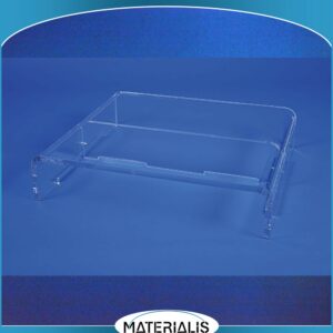 Réhausse plexiglas 60x50 cm – Hauteur 13 cm pour pupitre conférence