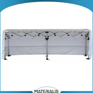 Comptoir pliant en aluminium pour stand et tente – Hauteur réglable & charge 300 kg