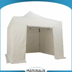 Kit 4 murs tente pliante – Polyester 300g/m² – 1 porte – Fermeture éclair