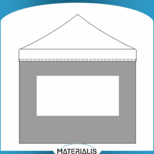 Mur côté fenêtre rectangulaire en PVC M2 - 3m