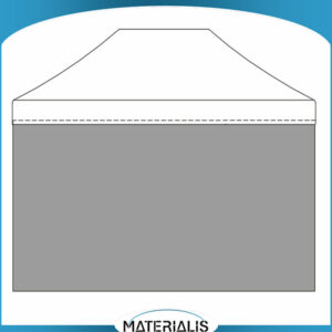 Mur côté plein en PVC M2 - 4.5m