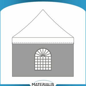 Mur côté cathédrale en PVC M2 - 4m
