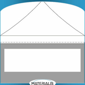 Mur côté fenêtre rectangulaire en PVC M2 - 4m