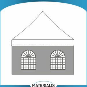 Mur côté cathédrale en PVC M2 - 5m