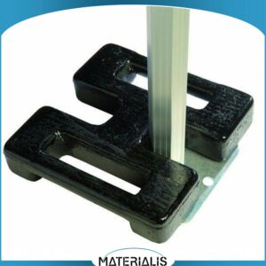 Poids de lestage fonte en H – 15, 20 ou 30 kg pour tente pliante