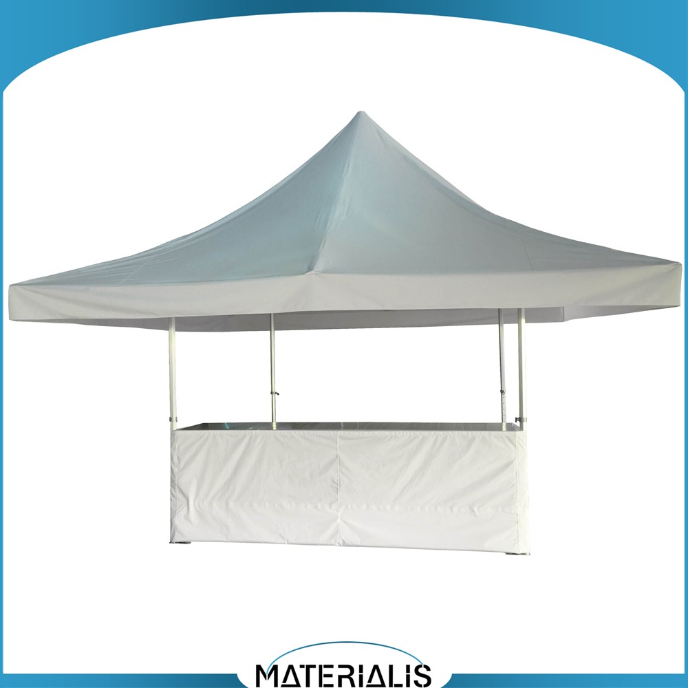 Stand buvette pliant 4,7 x 4,7 m – Structure alu avec auvent et toit M2