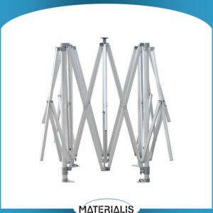 Stand buvette pliant 4,7 x 4,7 m – Structure alu avec auvent et toit M2