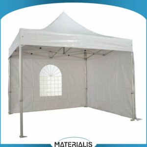 Tente pliante de réception PRO – Aluminium + bâche PVC ou polyester M2