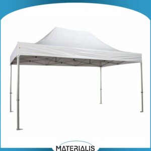 Tente pliante de réception PRO – Aluminium + bâche PVC ou polyester M2