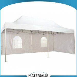 Tente pliante de réception PRO – Aluminium + bâche PVC ou polyester M2