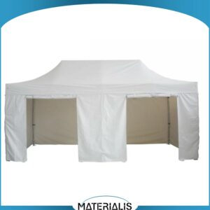 Tente pliante de réception PRO – Aluminium + bâche PVC ou polyester M2