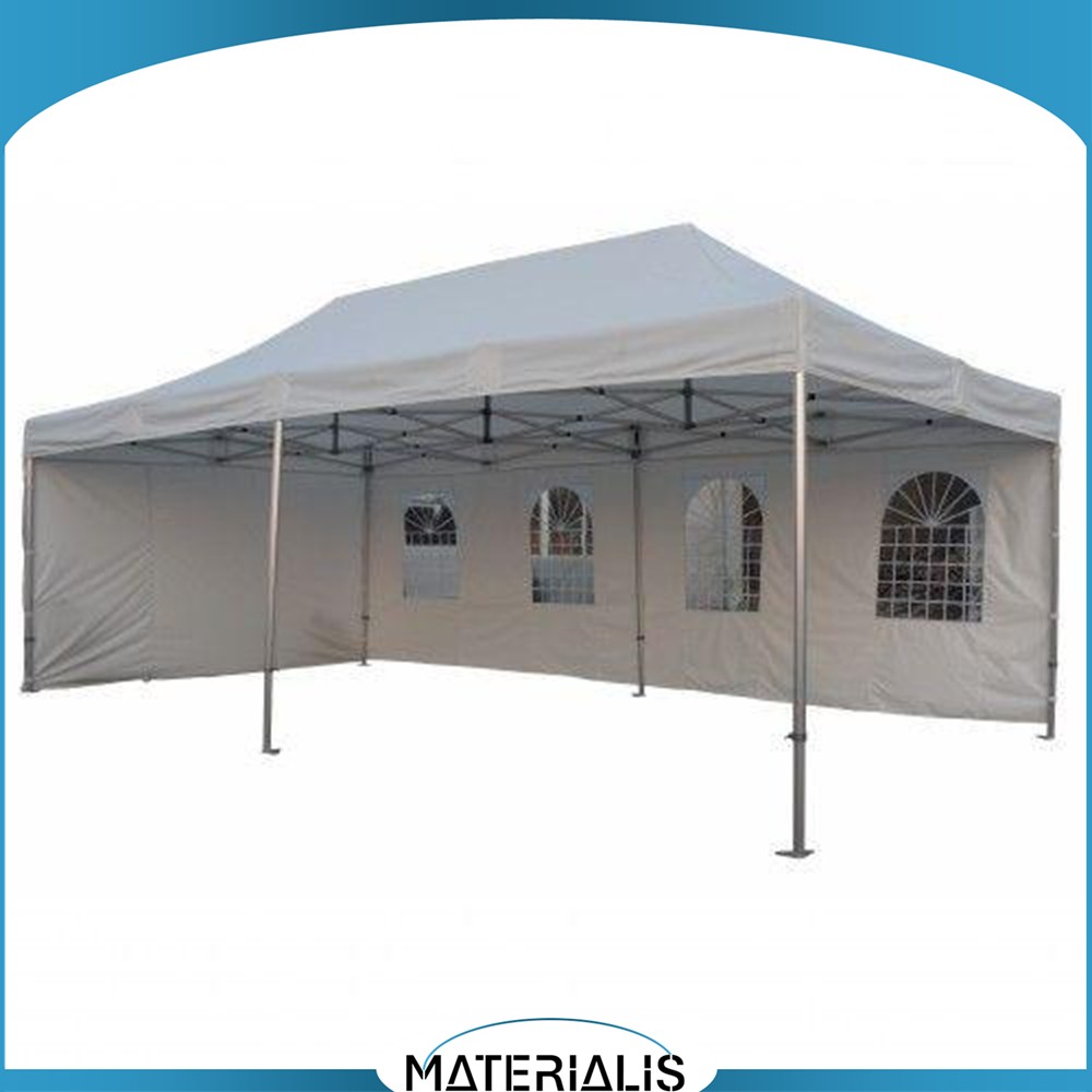 Tente pliante de réception PRO – Aluminium + bâche PVC ou polyester M2