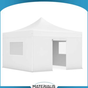 Tente pliante de réception PRO – Aluminium + bâche PVC ou polyester M2