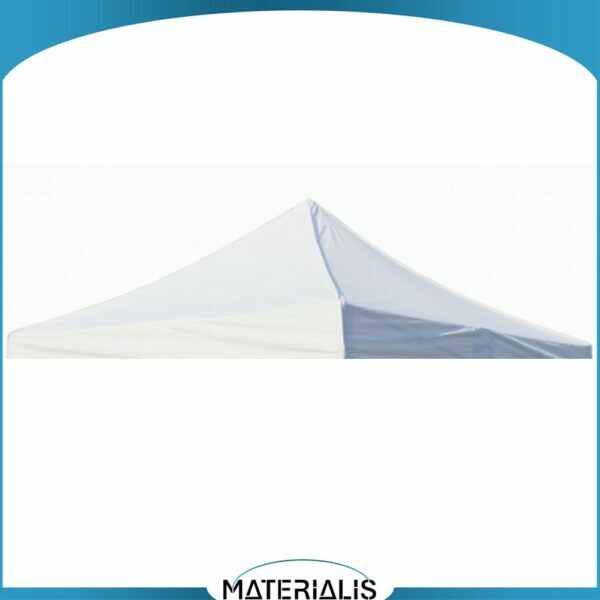 Toit de tente pliante en PVC 520g/m² ou polyester 300g/m². Plusieurs dimensions : 3x3, 4x8, 5x5... Fixation velcro. Usage pro, imperméable et robuste.