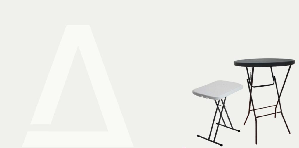Tables Pliantes Spécifiques – Mange-Debout, Tables de Vote et Modèles Spécifiques
