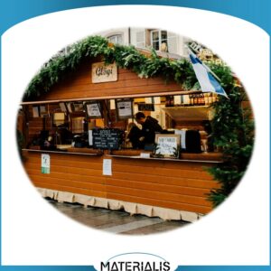 Chalet démontable Gutenberg – Stand de marché en bois