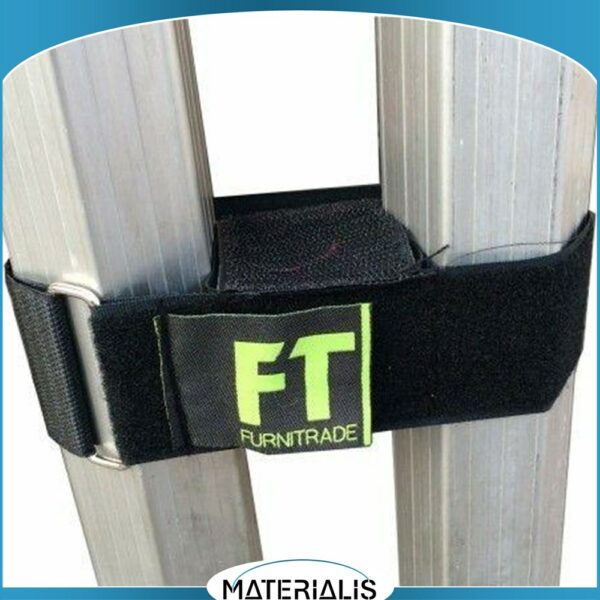 Lot de 4 connecteurs mousse avec velcro pour tentes pliantes 50 mm. Assure une jonction propre et étanche entre deux barnums.