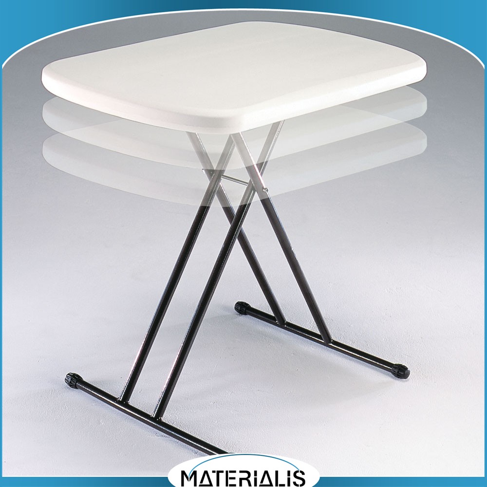 Table pliante LIFETIME 66x46 cm – Réglable 3 hauteurs – Ultra légère et résistante