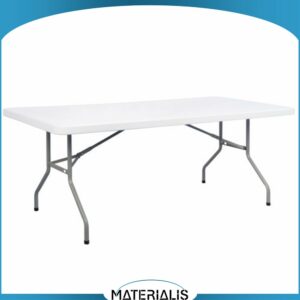 Table pliante HDPE Standing – Résistante 500 kg, pliable et robuste