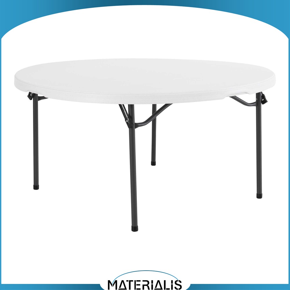 Table pliante ronde Premium – Ø122 ou Ø152 cm – HDPE ultra résistante