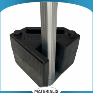 Poids de lestage d’angle 15 kg en fonte pour tente pliante